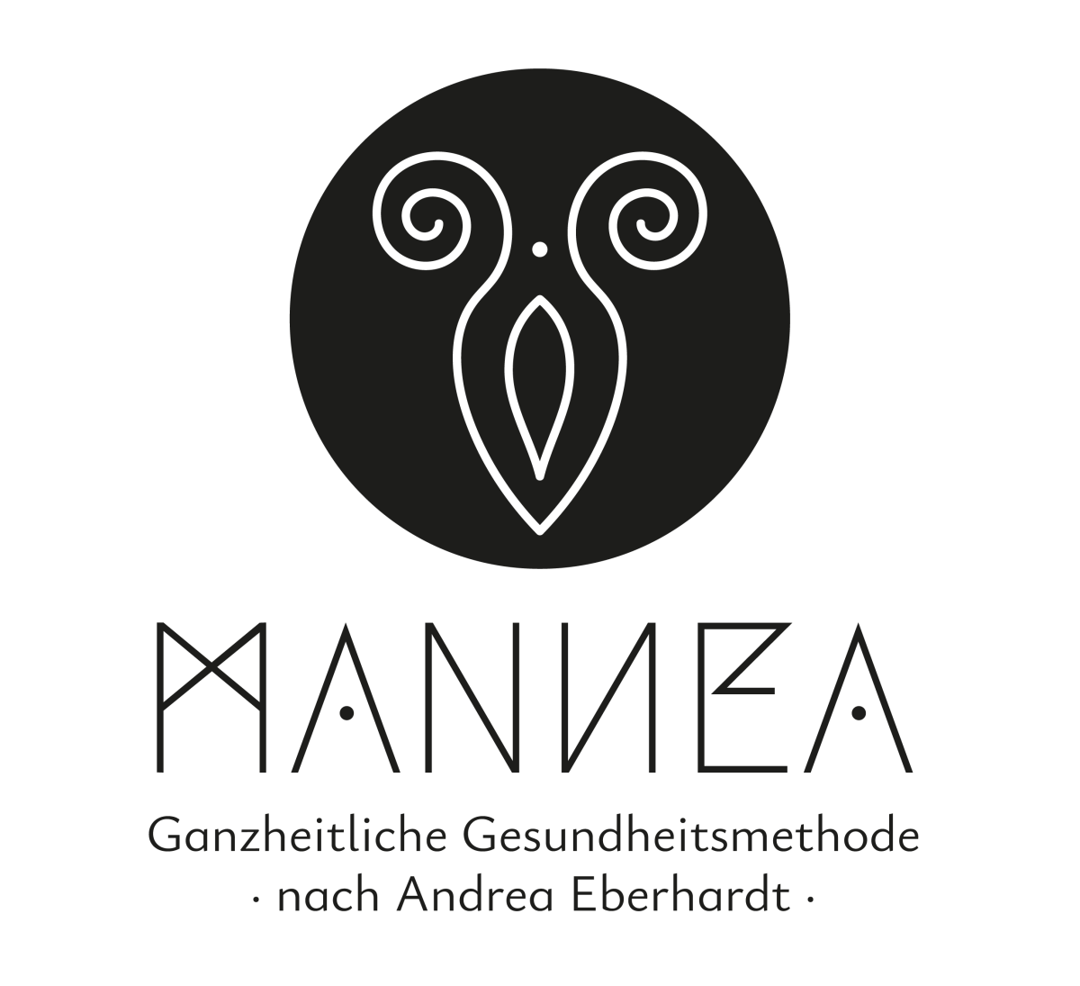 MANNEA - Ganzheitliche Gesundheitsmethode nach Andrea Eberhardt Logo der MANNEA-Methode, einer ganzheitlichen Gesundheitsmethode entwickelt von Andrea Eberhardt, die Körper, Geist und Seele fördert.